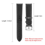 xDfind Retro Crazy Horse Texture Leather Watch Band, 24mm for Suunto 9 / 9 Baro / D5 / Core / 7, 14mm, 18mm, 20mm, 22mm