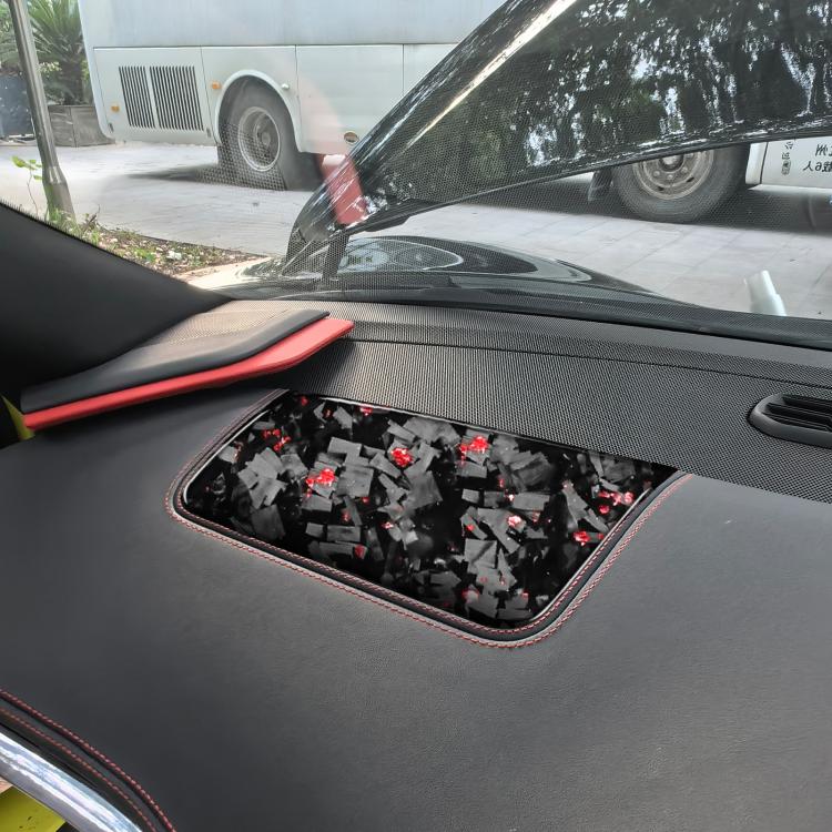 Forged Gold Foil Carbon Fiber Car Front Passenger Seat Panel Decorative Sticker for Chevrolet Corvette C8 2020-, Right Driver, Front Passenger Seat Panel, Right Driver