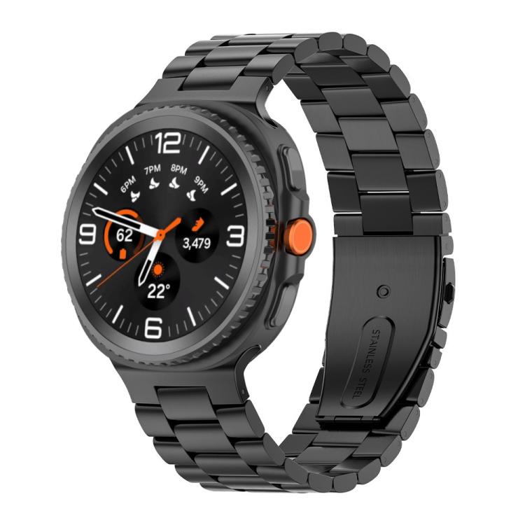 Dreireihiges Edelstahl-Uhrenarmband, für Samsung Galaxy Watch8 / Watch8 Classic