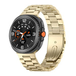 Dreireihiges Edelstahl-Uhrenarmband, für Samsung Galaxy Watch8 / Watch8 Classic