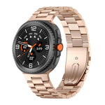 Dreireihiges Edelstahl-Uhrenarmband, für Samsung Galaxy Watch8 / Watch8 Classic