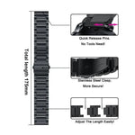 Dreireihiges Edelstahl-Uhrenarmband, für Samsung Galaxy Watch8 / Watch8 Classic