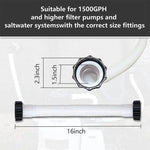 Poolschlauch für Intex Filterpumpe, 16 Zoll