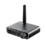 Portable Bluetooth Receiver Audio AUX Adapter Supports USB Disk, TF Card With Remote Control, D19