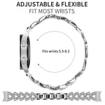 20mm xDfind Small Twist Diamond Metal Watch Band, For Samsung Galaxy Watch FE/7/6/5/4 Classic