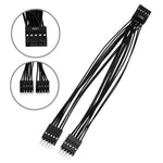 Desktop-Computer-Motherboard 2-in-1 9-Pin USB Adapter Verlängerungskabel, 9-Pin