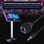 3,5mm Stecker zu RJ45 Buchse Netzwerkanschluss Touchscreen Adapterkabel für Thunderstone