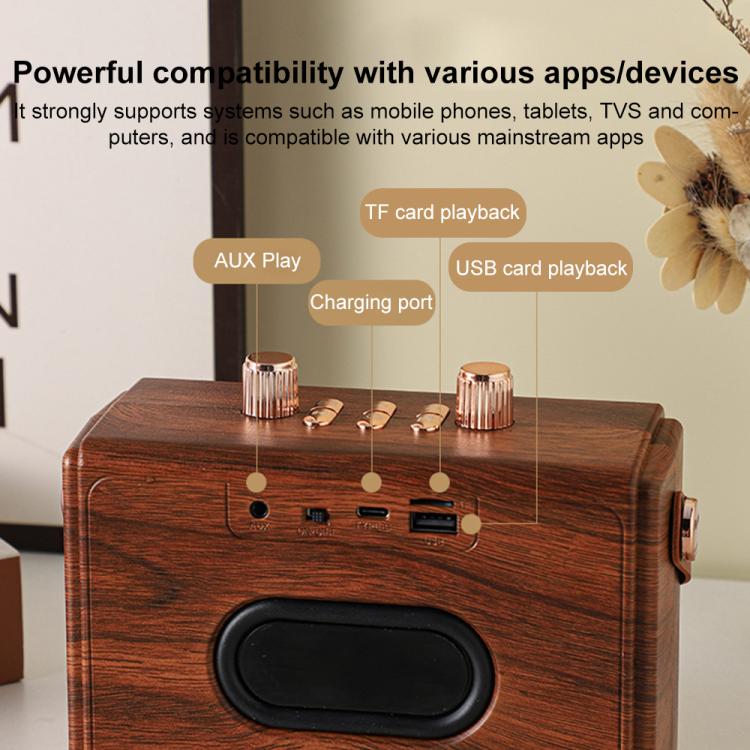 H1 Tragbarer kabelloser Outdoor-Bluetooth-Smart-Lautsprecher mit Mikrofon, H1