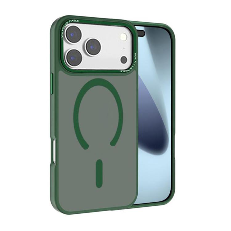 Kalebol Metall-Linsenrahmen MagSafe mattierte PC Handyhülle, Für iPhone 17 Pro Max, Für iPhone 17 Pro, Für iPhone 17, Für iPhone Air, Für iPhone 16 Pro Max