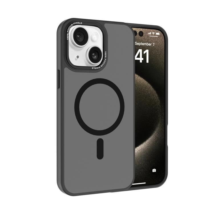 Kalebol Metal Lens Frame MagSafe Frosted PC Phone Case, For iPhone 14 Pro Max, For iPhone 13 Pro Max, For iPhone 13 Pro, For iPhone 13