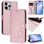 Litter Panda Prägung RFID Leder Handyhülle mit Trageschlaufe, Für iPhone 14 Pro Max, Für iPhone SE 2022 / 2020 / 8 / 7, Für iPhone 13 Pro Max, Für iPhone 13 Pro, Für iPhone 13 mini, Für iPhone 12 / 12 Pro, Für iPhone 12 Pro Max, Für iPhone 12 mini