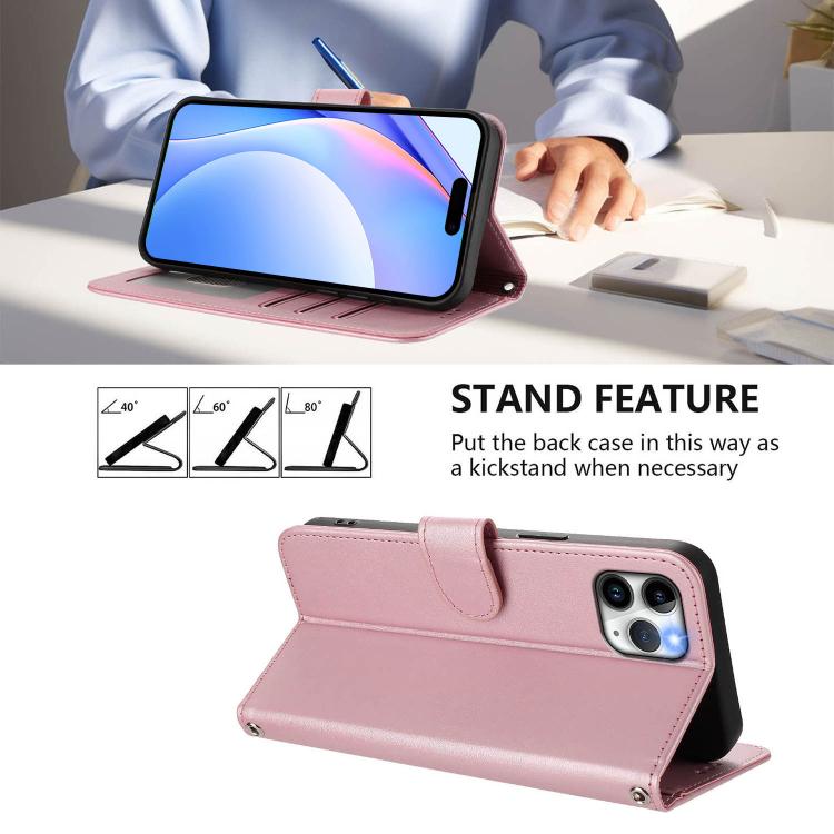 Litter Panda Embossing RFID Leather Phone Case with Lanyard, For iPhone 11 Pro Max, For iPhone 11, For iPhone 11 Pro, For iPhone X / XS, For iPhone XR, For iPhone XS Max, For iPhone 8 Plus / 7 Plus