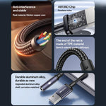 Yesido YAU46 USB-auf-3,5-mm-Audioadapter aus Aluminiumlegierung, YAU46