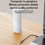 Yesido YAU46 USB-auf-3,5-mm-Audioadapter aus Aluminiumlegierung, YAU46
