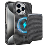 Carbonfaser MagSafe magnetischer Kartenhalter Handyhülle, Für iPhone 17 Pro Max, Für iPhone 17 Pro, Für iPhone 17, Für iPhone Air, Für iPhone 16 Pro Max, iPhone 16 Pro, Für iPhone 16 Plus, Für iPhone 16, Für iPhone 15 Pro Max