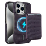 Carbonfaser MagSafe magnetischer Kartenhalter Handyhülle, Für iPhone 17 Pro Max, Für iPhone 17 Pro, Für iPhone 17, Für iPhone Air, Für iPhone 16 Pro Max, iPhone 16 Pro, Für iPhone 16 Plus, Für iPhone 16, Für iPhone 15 Pro Max