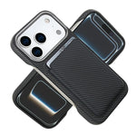 Carbonfaser MagSafe magnetischer Kartenhalter Handyhülle, Für iPhone 17 Pro Max, Für iPhone 17 Pro, Für iPhone 17, Für iPhone Air, Für iPhone 16 Pro Max, iPhone 16 Pro, Für iPhone 16 Plus, Für iPhone 16, Für iPhone 15 Pro Max