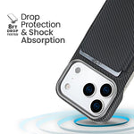 Carbonfaser MagSafe magnetischer Kartenhalter Handyhülle, Für iPhone 17 Pro Max, Für iPhone 17 Pro, Für iPhone 17, Für iPhone Air, Für iPhone 16 Pro Max, iPhone 16 Pro, Für iPhone 16 Plus, Für iPhone 16, Für iPhone 15 Pro Max