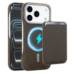 Carbonfaser MagSafe magnetischer Kartenhalter Handyhülle, Für iPhone 17 Pro Max, Für iPhone 17 Pro, Für iPhone 17, Für iPhone Air, Für iPhone 16 Pro Max, iPhone 16 Pro, Für iPhone 16 Plus, Für iPhone 16, Für iPhone 15 Pro Max