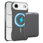 Carbonfaser MagSafe magnetischer Kartenhalter Handyhülle, Für iPhone 17 Pro Max, Für iPhone 17 Pro, Für iPhone 17, Für iPhone Air, Für iPhone 16 Pro Max, iPhone 16 Pro, Für iPhone 16 Plus, Für iPhone 16, Für iPhone 15 Pro Max