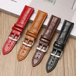 xDfind Lederarmband mit Bambusstruktur und Dornschließe, passend für Apple Watch 42 / 44 / 45 / 46 / 49 mm, Apple Watch 38 / 40 / 41 / S10 42 mm