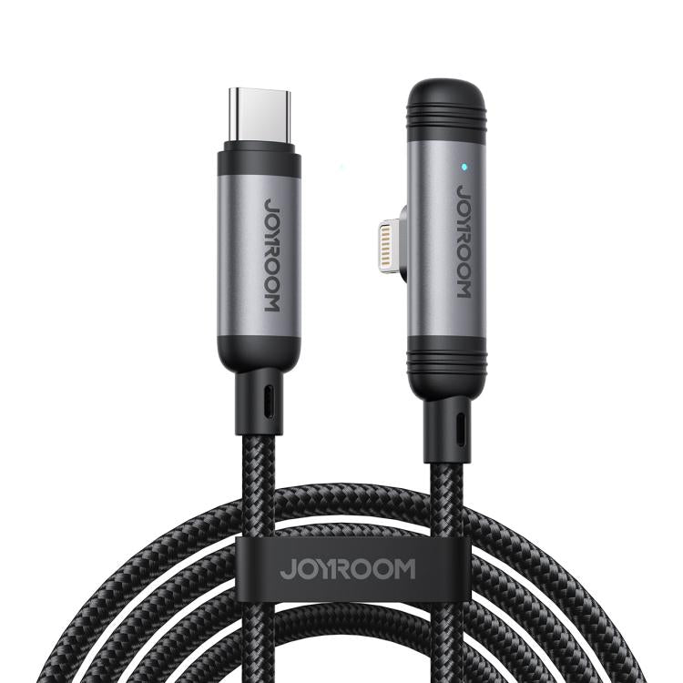 JOYROOM S-A56 EnjoyX Serie 30W Typ-C auf 8 Pin 90 Grad Schnelllade-Datenkabel, Typ-C auf 8 Pin