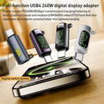 240-W-Type-C-auf-Type-C-Digitalanzeige-Adapter mit Schalter