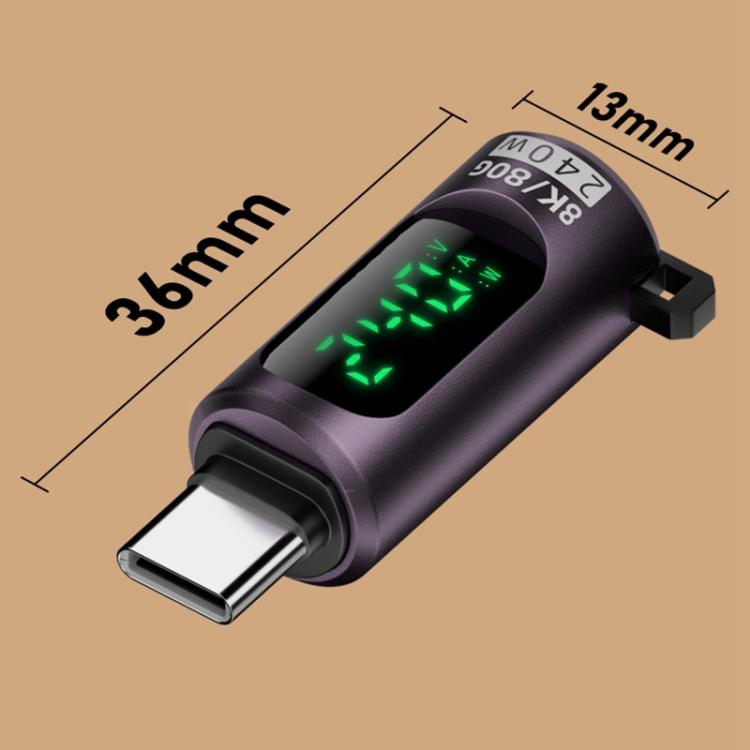 240-W-Type-C-auf-Type-C-Digitalanzeige-Adapter mit Schalter