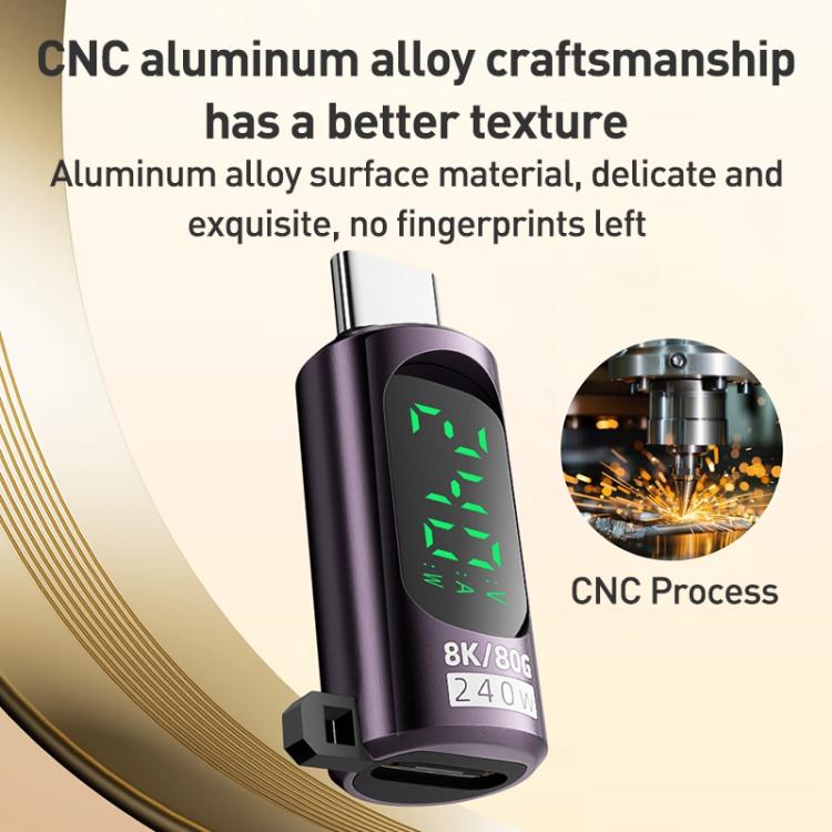 240-W-Type-C-auf-Type-C-Digitalanzeige-Adapter mit Schalter