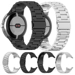 Tri-Beads Flache Schnalle Titanlegierung Uhrenarmband, für Google Pixel Watch 4 / 3 45mm, für Google Pixel Watch 4 / 3 / 2 / 1 41mm