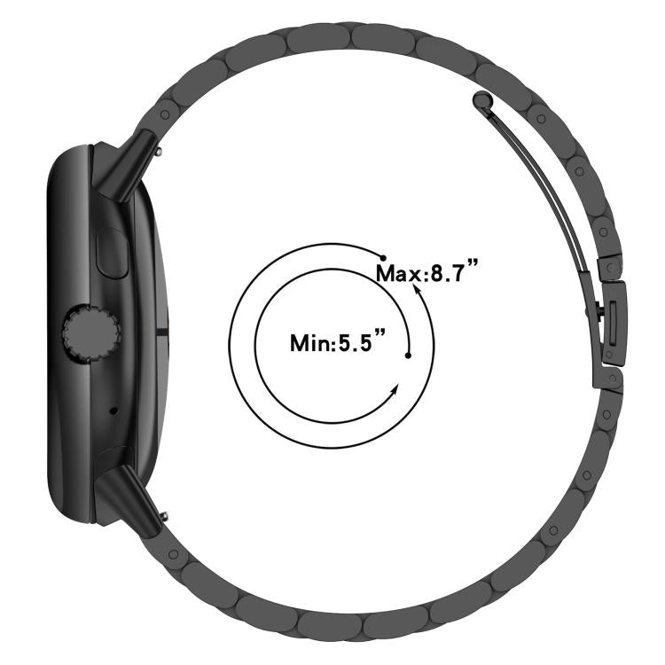 Tri-Beads Flache Schnalle Titanlegierung Uhrenarmband, für Google Pixel Watch 4 / 3 45mm, für Google Pixel Watch 4 / 3 / 2 / 1 41mm