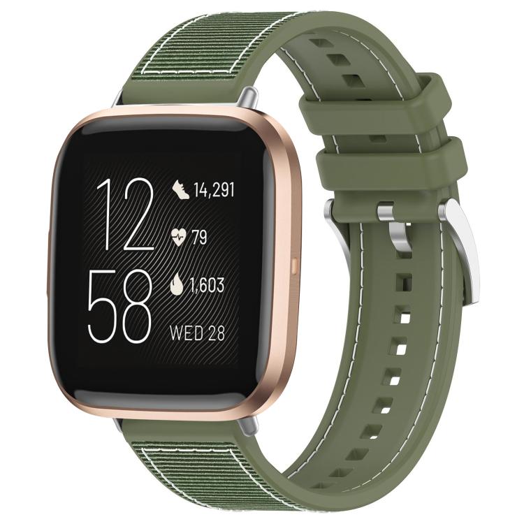 xDfind Hybrid Nylon Braid Silicone Watch Band, For Fitbit Versa 4/Versa3/Sense2/Sense 20mm, For Fitbit Versa 2/Versa/Versa Lite 22mm