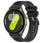 xDfind Hybrid-Nylon-Silikon-Uhrenarmband, für Samsung Galaxy Watch Ultra/Ultra 2025 (22 mm) und Samsung Galaxy Watch 7/6/5/FE (20 mm)