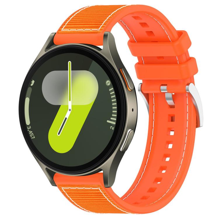 xDfind Hybrid-Nylon-Silikon-Uhrenarmband, für Samsung Galaxy Watch Ultra/Ultra 2025 (22 mm) und Samsung Galaxy Watch 7/6/5/FE (20 mm)