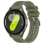 xDfind Hybrid-Nylon-Silikon-Uhrenarmband, für Samsung Galaxy Watch Ultra/Ultra 2025 (22 mm) und Samsung Galaxy Watch 7/6/5/FE (20 mm)