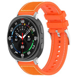 xDfind Hybrid-Nylon-Silikon-Uhrenarmband, für Samsung Galaxy Watch Ultra/Ultra 2025 (22 mm) und Samsung Galaxy Watch 7/6/5/FE (20 mm)