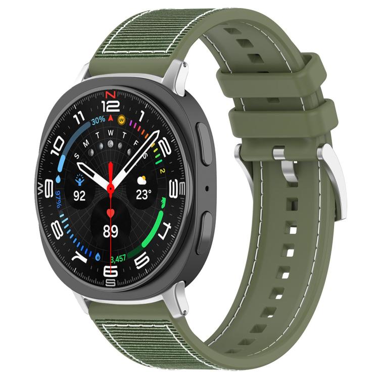 xDfind Hybrid-Nylon-Silikon-Uhrenarmband, für Samsung Galaxy Watch Ultra/Ultra 2025 (22 mm) und Samsung Galaxy Watch 7/6/5/FE (20 mm)