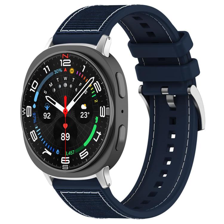 xDfind Hybrid-Nylon-Silikon-Uhrenarmband, für Samsung Galaxy Watch Ultra/Ultra 2025 (22 mm) und Samsung Galaxy Watch 7/6/5/FE (20 mm)