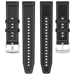 xDfind Hybrid-Nylon-Silikon-Uhrenarmband, für Samsung Galaxy Watch Ultra/Ultra 2025 (22 mm) und Samsung Galaxy Watch 7/6/5/FE (20 mm)