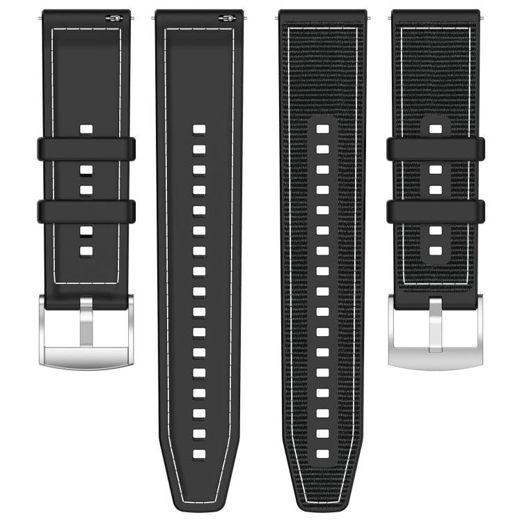 xDfind Hybrid-Nylon-Silikon-Uhrenarmband, für Samsung Galaxy Watch Ultra/Ultra 2025 (22 mm) und Samsung Galaxy Watch 7/6/5/FE (20 mm)