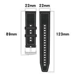xDfind Hybrid-Nylon-Silikon-Uhrenarmband, für Samsung Galaxy Watch Ultra/Ultra 2025 (22 mm) und Samsung Galaxy Watch 7/6/5/FE (20 mm)