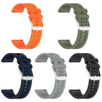 xDfind Hybrid-Uhrenarmband aus Nylongeflecht und Silikon, passend für Apple Watch 42/44/45/46/49 mm (22 mm) und Apple Watch 38/40/41/S10 (42 mm, 20 mm)