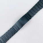 Edelstahl-Armband mit drei Perlen und seitlich abnehmbarer Schnalle, passend für Apple Watch 46 mm / 49 mm / 45 mm / 44 mm und 42 mm / 41 mm / 40 mm / 38 mm
