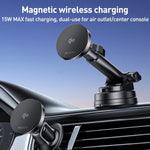 Yesido DS30 2 in 1 15W Wireless Charging Car Desktop Stand