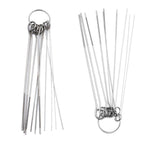 10 Set Welding High Density Stainless Steel Through Needle