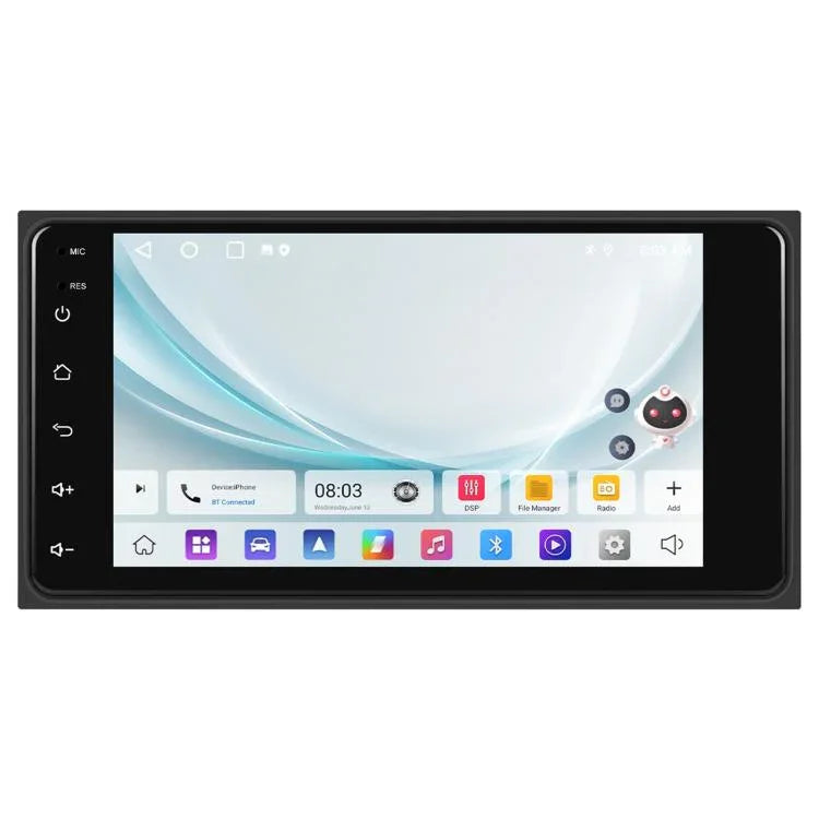 Für Toyota COROLLA Android 15 7 Zoll kabelloser CarPlay Autoradio Auto-Zentralsteuerungs-Navigationsgerät, Standard, Standard+AHD+Mikrofon