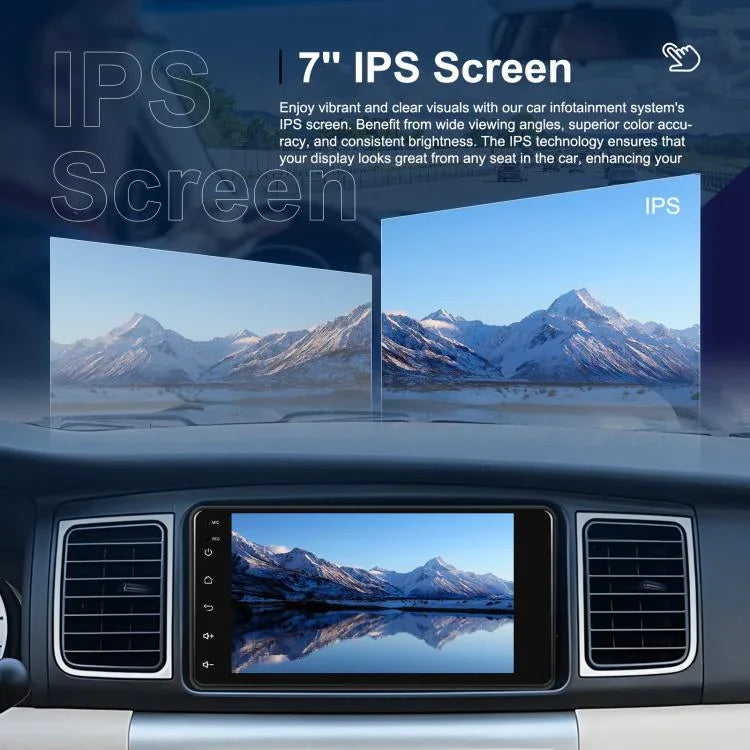 Für Toyota COROLLA Android 15 7 Zoll kabelloser CarPlay Autoradio Auto-Zentralsteuerungs-Navigationsgerät, Standard, Standard+AHD+Mikrofon