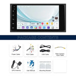 Für Toyota COROLLA Android 15 7 Zoll kabelloser CarPlay Autoradio Auto-Zentralsteuerungs-Navigationsgerät, Standard, Standard+AHD+Mikrofon