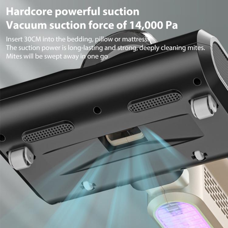 14000Pa 2-in-1 Handstaubsauger zur kabellosen Milbenentfernung mit UV-Sterilisation für den Haushalt