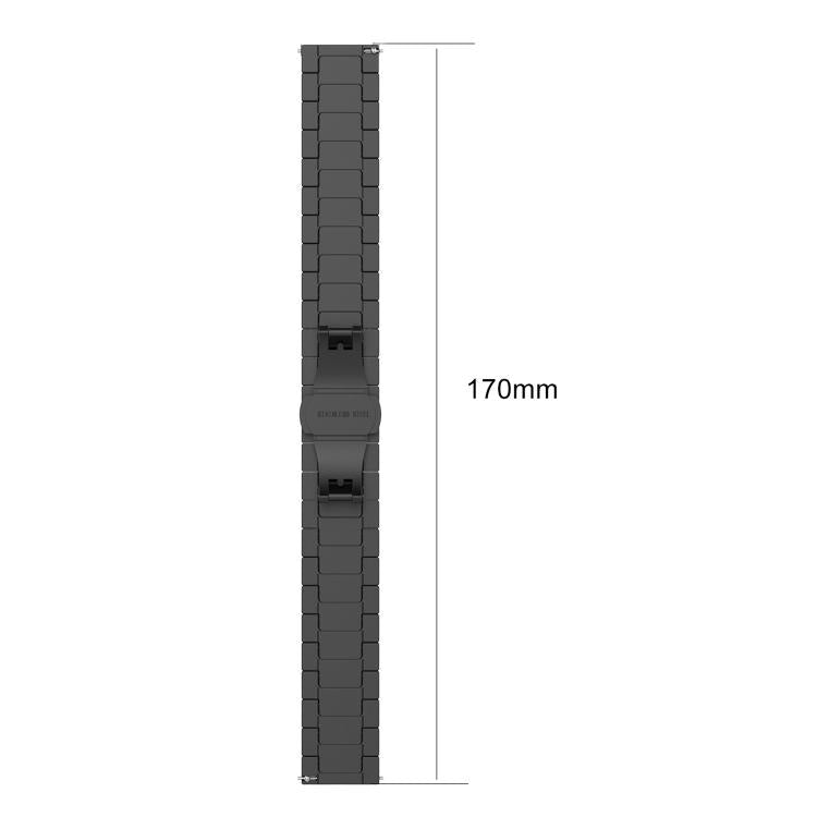 xDfind Ein-Perlen-Uhrenarmband aus massivem Edelstahl mit Bambus-Elementen, passend für Samsung Galaxy Watch8 / Watch8 Classic (22 mm), Samsung Galaxy Watch 7 / 6 / 5 / FE (20 mm) und Samsung Galaxy Fit3 SM-R390 (18 mm).